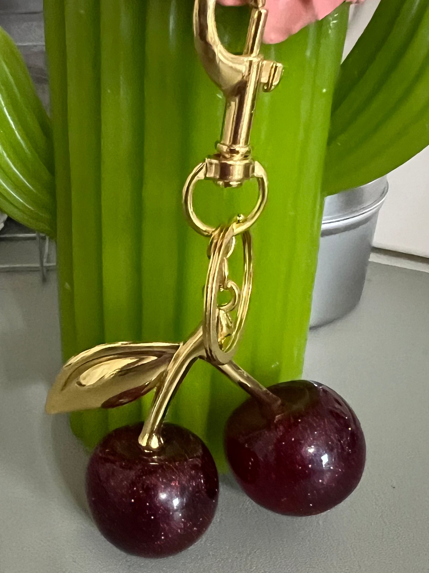 Cherry Bag Charm