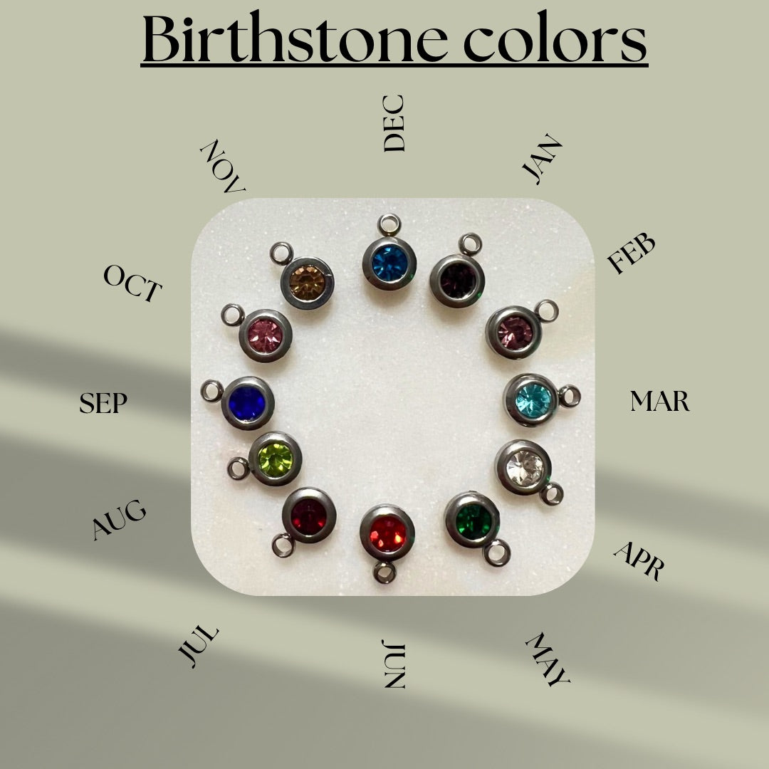 Birthstone Charms